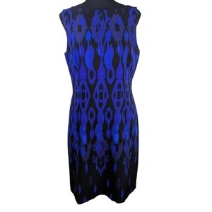 Tahari Arthur S Levine blue ombre midi dress.  Holiday career size 10